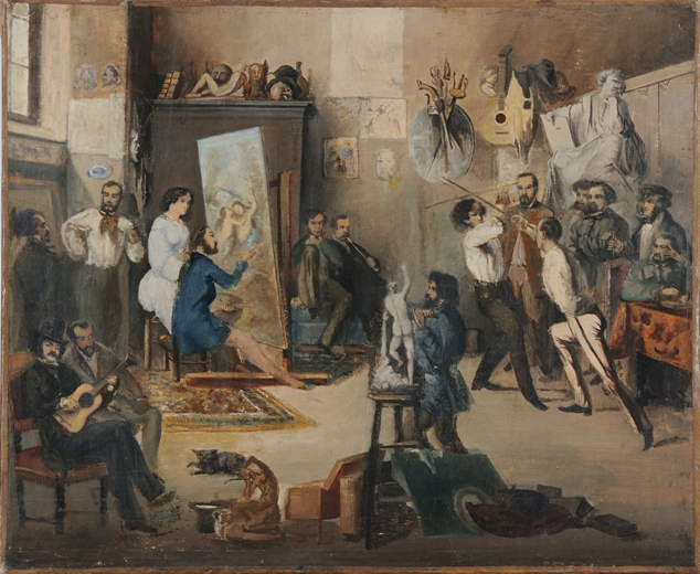 L’Atelier du peintre de Gustave Courbet,