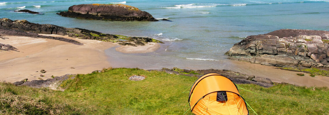 Camping en bord de mer